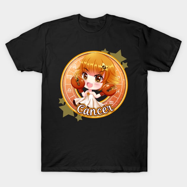 Chibi Cancer T-Shirt by My Tribe Apparel